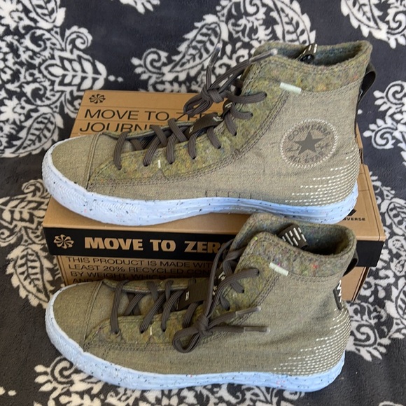 Converse Chuck Taylor All Star Crater Hi Yellow/Carbon Jasper MEN`S - Picture 4 of 16